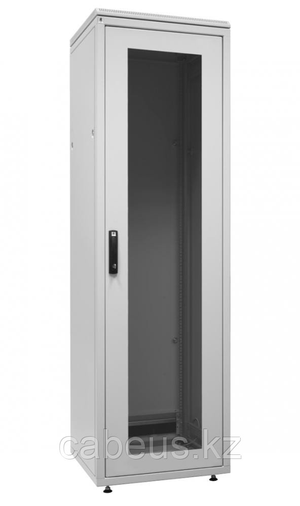 ZPAS WZ-SZBD-117-G7AA-11-0000-011 Шкаф напольный 19", SZBD, 15U, 763х600х800мм (ВхШхГ), стеклянная дверь в