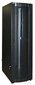 Hyperline TSA-2281-PD-RAL9004 Шкаф напольный 19", 22U, 1100х800х1000мм, передняя и задняя перфорированные