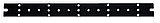 ZPAS WZ-SB55-00-00-161 Кабельный организатор высотой 1U (без колец), цвет черный (RAL 9005)