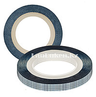 Декоративная самоклеющаяся нить-скотч для дизайна ногтей голубая (лента для ногтей)