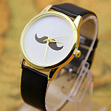 Женские наручные часы "Усы" (Мустаче) Белый, Медный, фото 4