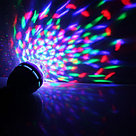 Диско-лампа светодиодная Color rotating lamp, фото 4