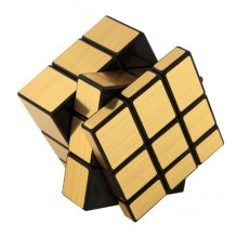 Кубик Рубика 3*3 зеркальный золото