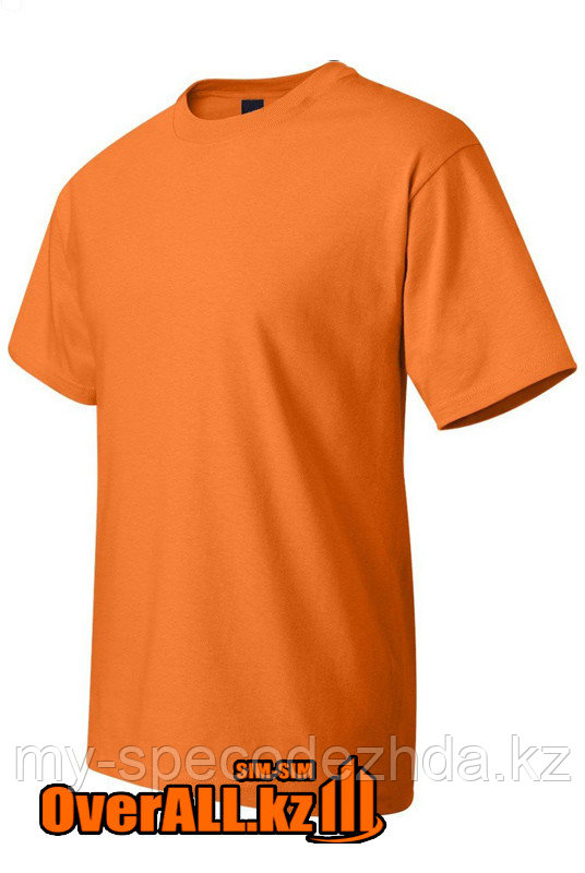 Футболка оранжевая с коротким рукавом