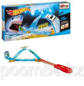 Хот Вилс Игровой набор Акулья яма Hot Wheels Shark Slammer Track Set X2604/BMG67