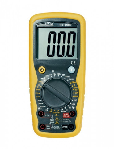 DT-9908 Цифровой мультиметр, высокой точности, с функцией термометра.