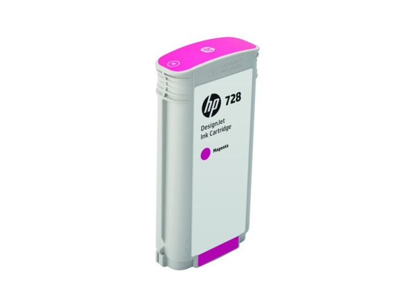 HP F9J66A Картридж пурпурный HP 728 130-ml Magenta Ink Crtg, for DesignJet T730, T830 MFP