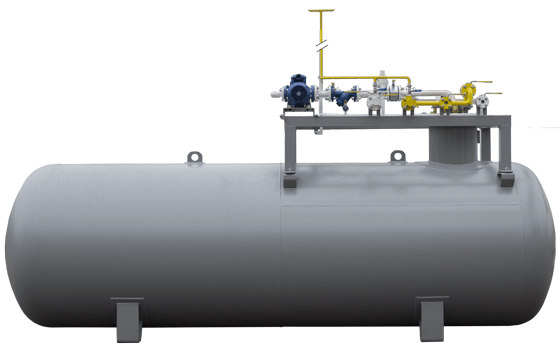 Подземные газовые модули для раздачи пропан-бутановой смеси (9980 л.) - фото 1 - id-p32316979