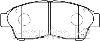 Тормозные колодки KEBO CD2118M