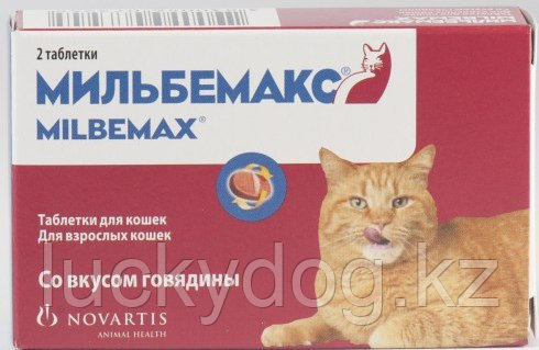 Мильбемакс антигильминтик для кошек 1 табл - фото 2 - id-p32253876