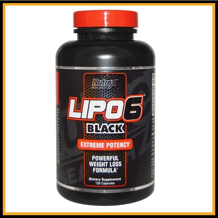 Спортивный жиросжигатель Nutrex Lipo 6 black 120 капсул
