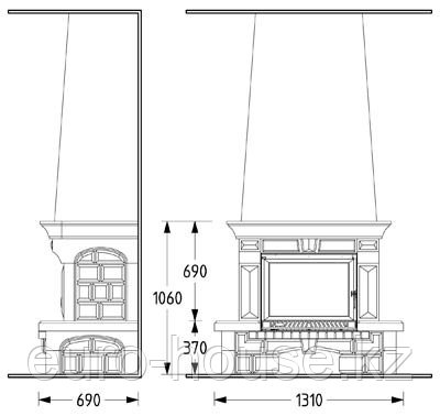 Каминная облицовка Medoc - фото 3 - id-p1875558