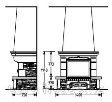 Каминная облицовка Fleurac 2 - фото 3 - id-p1875576