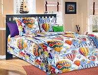 Детское постельное белье, 1,5сп, бязь, 100% хлопок, Аэростат