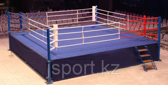 Ринг боксерский с помостом 6,1 х 6,1 помост 1м (боевая зона 5м х 5м) - фото 2 - id-p32321598
