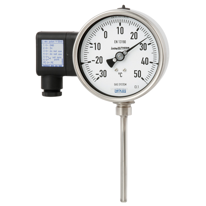 Модель TGT73 манометрический термометр с электрическим выходным сигналом WIKA - фото 1 - id-p32413891