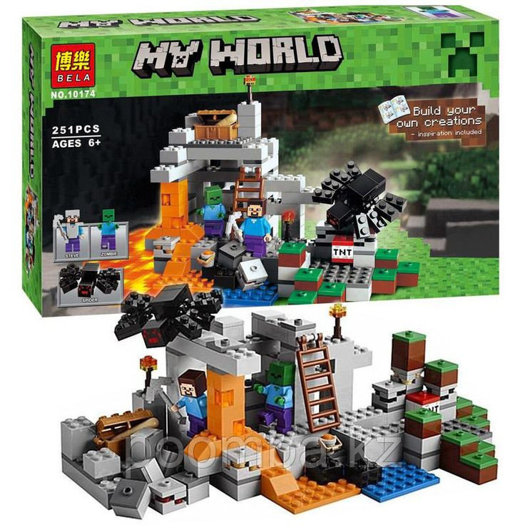 Конструктор Minecraft Bela 10174 Майнкрафт 251 деталей