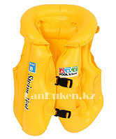 Надувной спасательный жилет для плавания SWIT VEST желтый (Step B)