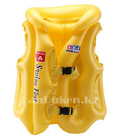 Надувной спасательный жилет для плавания SWIT VEST желтый (Step А)