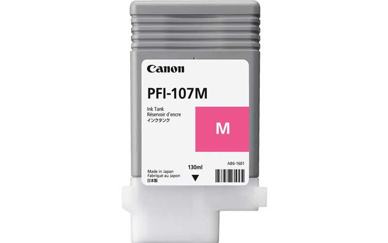 Canon 6707B001 Картридж струйный PFI-107 Magenta (130 ml), для iPF680, iPF685, iPF670, iPF770, iPF780, iPF785 - фото 1 - id-p32509676