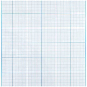 Бумага масштабно-координатная А4 20 л., голубая, в папке