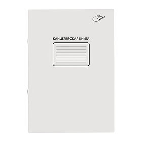 Канцелярская книга А4 48 л., клетка, мелованный картон, блок офсет