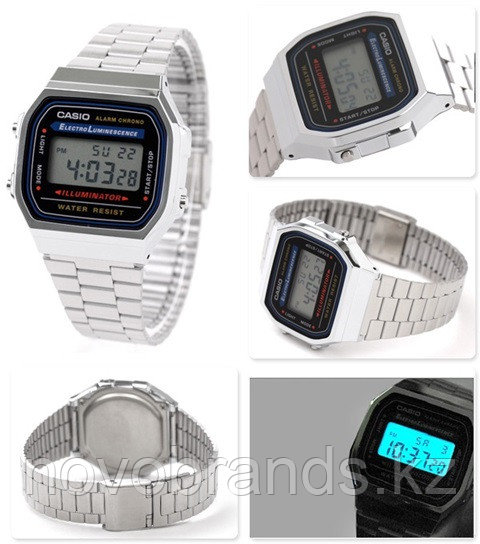 Наручные часы Casio A-168WA-1W - фото 3 - id-p32600321