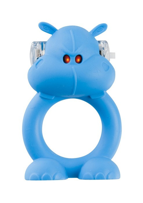 Вибронасадка Beasty Toys Happy Hippo голубая