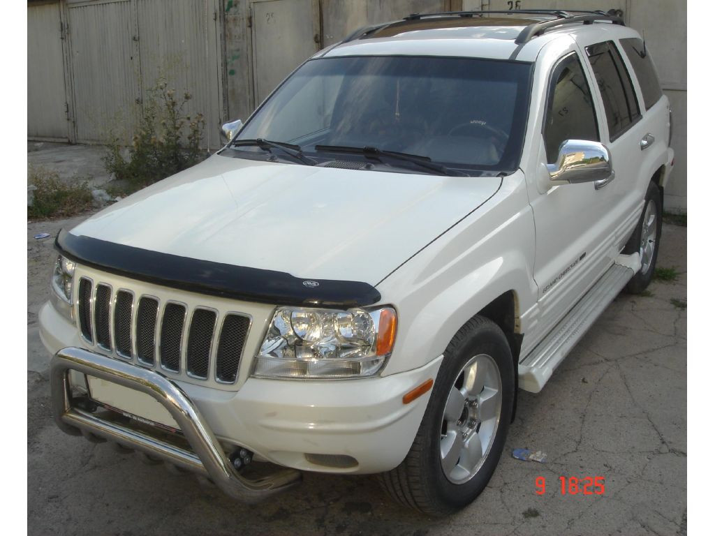 Мухобойка (дефлектор капота) Jeep Grand Cherokee 1999-2004