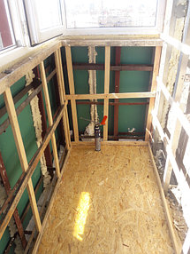 Ремонтные работы на балконе ЖК Москва 21