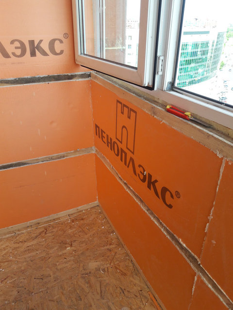 Ремонтные работы на балконе  ЖК Москва 5