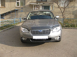 Мухобойка (дефлектор капота) Subaru Legacy 2004-2009 (Carbon)