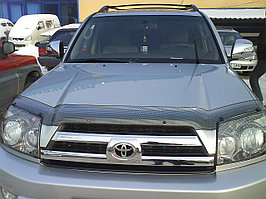 Мухобойка (дефлектор капота) Toyota 4Runner/ Hilux Surf (215) 2003-2009 (Carbon)