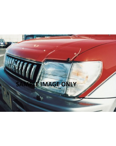 Мухобойка (дефлектор капота) Toyota Land Cruiser 100 1998-2007 (Transparent)