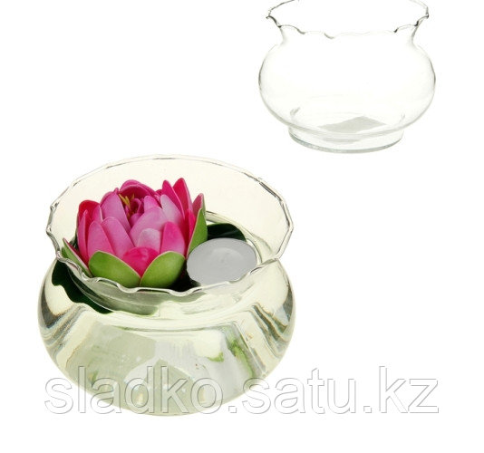 Подсвечник чаша ваза для плавающих свечей и декора 