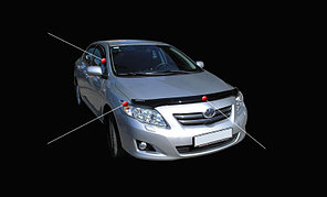 Мухобойка (дефлектор капота) Toyota Corolla 2007-2012 OEM с логотипом