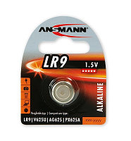 Кнопочная батарейка ANSMANN LR9 1.5V Premium