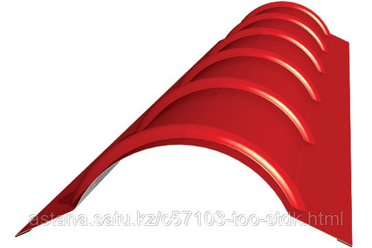 Планка конька круглого R 110х2000 NormanMP