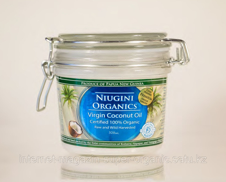 Кокосовое масло органическое, 320 мл, Niugini Organics