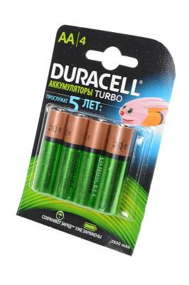 Аккумулятор Duracell Turbo HR6 (AA) 2500 mAh - фото 2 - id-p32761097