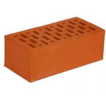 Кирпич облицовочный полуторный морковь М-125