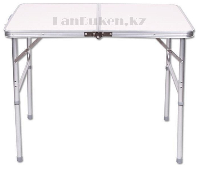 Раскладной стол и стулья для пикника в чемодане FOLDING TABLE "90* 60* 70 см" (туристический столик) светлый - фото 3 - id-p43340558