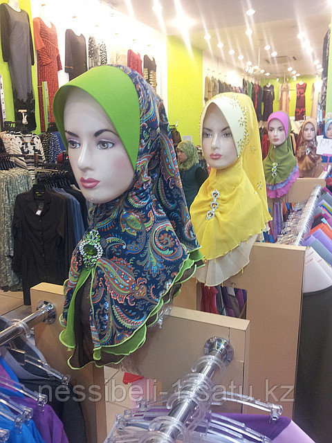 Хиджаб.кимешек.мусульсанская одежда Бордовый - фото 1 - id-p1945057
