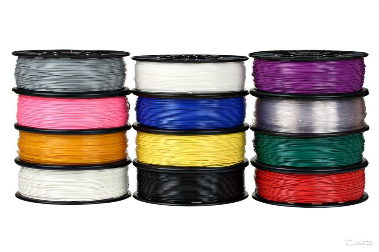 Набор пластика в различных цветах 160м+20м ABS/PLA