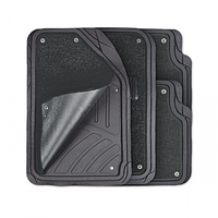 Комплект салонных ковриков Focus-2 с отстёгивающимся ковролином черн/сер