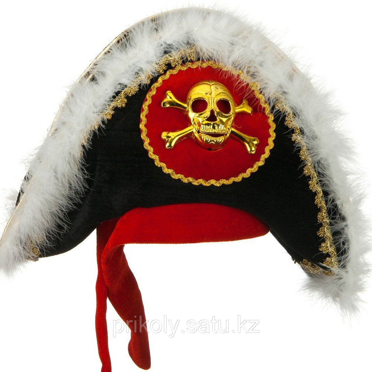 Бархатная пиратская шляпа - фото 2 - id-p32914596