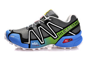 Кроссовки Salomon Speedcross серо-синие, фото 3