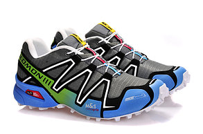 Кроссовки Salomon Speedcross серо-синие, фото 4