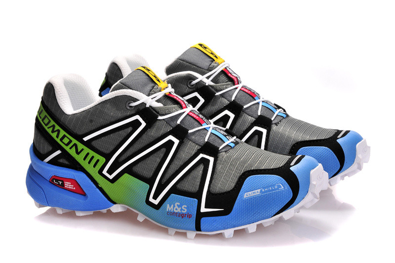 Кроссовки Salomon Speedcross серо-синие - фото 3 - id-p32916760