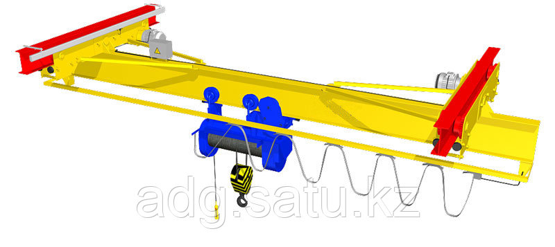 Краны мостовые электрические однобалочные подвесные г/п 2 т